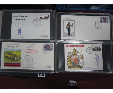 An Album of Eighty First Day and Commemorative Covers, flown covers some signed including Air Vice Marshal G C Cairns, most c