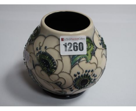 A Moorcroft Pottery Vase, decorated in the 'Snowsong' design by Rachel Bishop, first quality, impressed and painted marks, 10