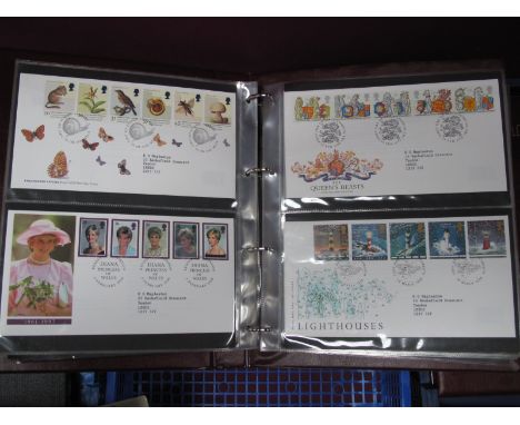 A Collection of Sixty Eight Great Britain First Day Covers, in a Royal Mail cover album. Covers start from June 1995 Science 