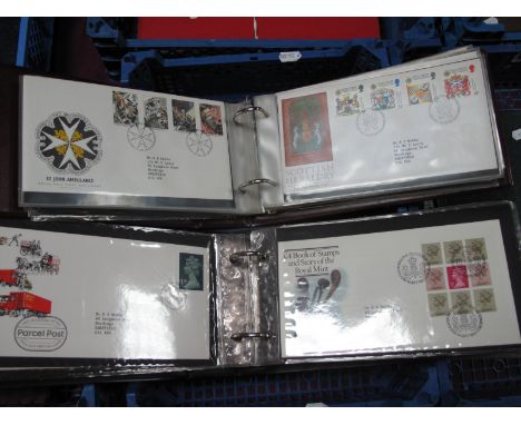 A Collection of One Hundred and Sixty G.B First Day Covers From 1982 to 19993, with booklet panes, regional's and high values
