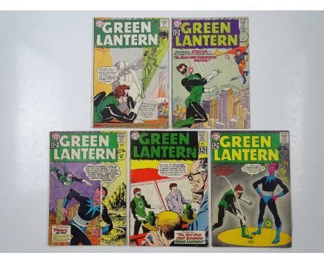 GREEN LANTERN #12, 14, 15, 17, 18 (5 in Lot) - (1962/63 - DC - UK Cover Price) - Origin and first appearance of Sonar + Sines
