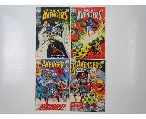 AVENGERS #64, 65, 82, 88 (4 in Lot) - (1969/71 - MARVEL - US Price &amp; UK Price Variant) - Includes Egghead, Black Widow, S