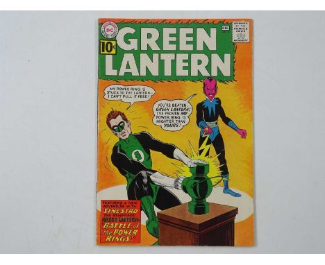 GREEN LANTERN #9 - (1961 - DC) - Second appearance of Sinestro (his first on a cover) + last 10¢ issue of the title + First a