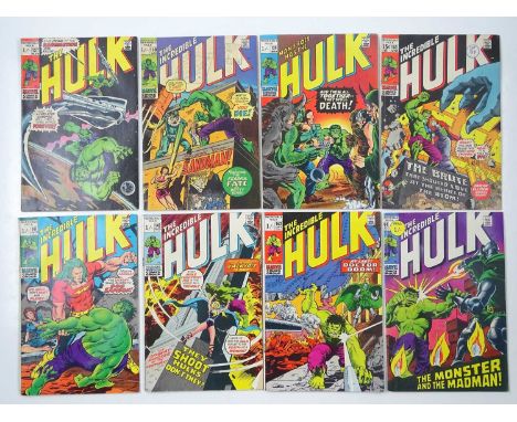 INCREDIBLE HULK #137, 138, 139, 140, 141, 142, 143, 144 (8 in Lot) - (1971 - MARVEL - UK Price Variant &amp; UK Cover Price) 