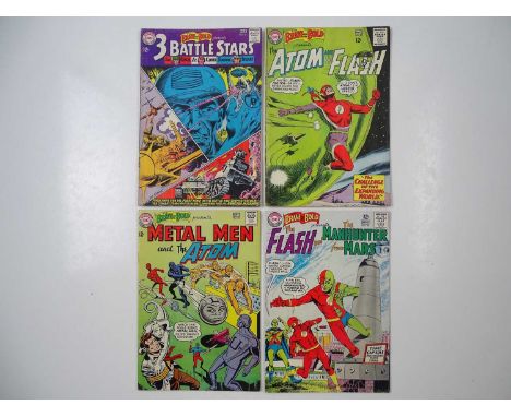 BRAVE &amp; THE BOLD #52, 53, 55, 58 (4 in Lot) - (1964 - DC - UK Cover Price) - Features the 3 Battle Stars (Sgt. Rock, Lt. 