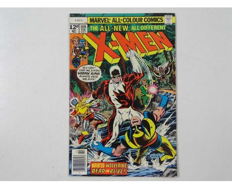 UNCANNY X-MEN #109 - (1978 - MARVEL - UK Price Variant) - First appearance of Vindicator (aka Guardian, called Weapon Alpha h