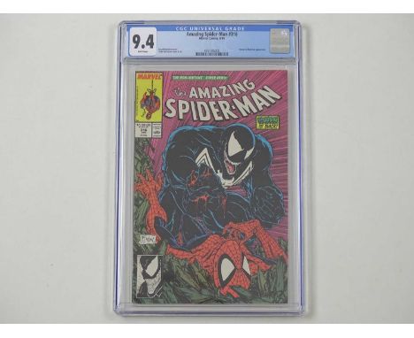 AMAZING SPIDER-MAN #316 (1989 - MARVEL) - GRADED 9.4 by CGC - Classic Venom cover + Venom, Black Cat appearances - Dave Miche