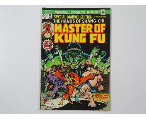 SPECIAL MARVEL EDITION: THE HANDS OF SHANG-CHI MASTER OF KUNG FU #15 - (1973 - MARVEL) First appearance of Shang-Chi, Master 