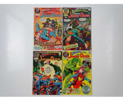 SUPERMAN'S PAL JIMMY OLSEN #133, 134, 135, 136 (4 in Lot) - (1970/71 - DC - UK Cover Price) - Includes First, second &amp; th