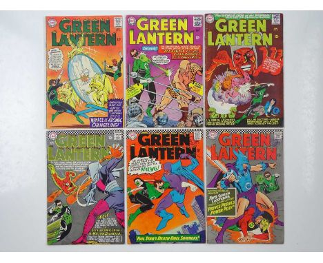 GREEN LANTERN #38, 39, 42, 43, 44, 45 (6 in Lot) - (1965/66 - DC - UK Cover Price) - First appearance of Keith Kenyon who bec