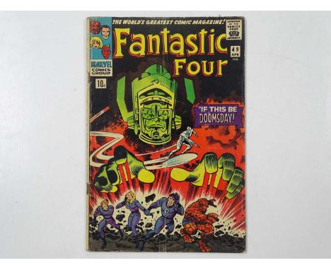 FANTASTIC FOUR #49 (1966 - MARVEL - UK Price Variant) - Second appearance of the Silver Surfer+ First Full appearance of Gala