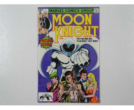 MOON KNIGHT #1 - (1980 - MARVEL - UK Price Variant) - HOT BOOK - Origin of Moon Knight + First appearance of the villain Raou