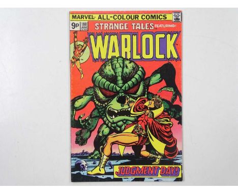 STRANGE TALES: WARLOCK #180 - (1975 - MARVEL - UK Price Variant) - Includes First appearance of Gamora (Guardians of the Gala