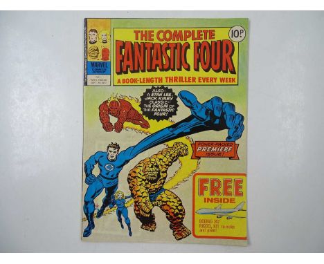 COMPLETE FANTASTIC FOUR #1 - (1977 - MARVEL/BRITISH) - Dated September 28th - FREE GIFT INCLUDED + Offered with its original 