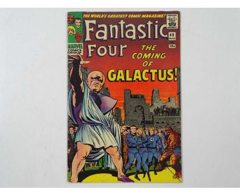 FANTASTIC FOUR #48 (1966 - MARVEL - UK Price Variant) - KEY ISSUE + First appearance of the Silver Surfer + Galactus (cameo i
