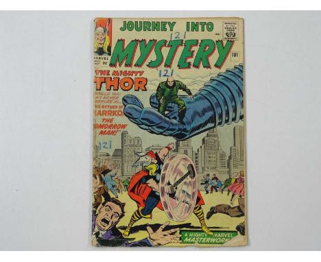 JOURNEY INTO MYSTERY #101 (1964 - MARVEL - UK Price Variant ) Second Avengers crossover (without Captain America) + Zarrko ap