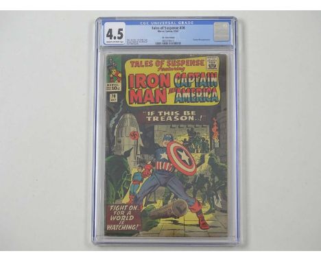 TALES OF SUSPENSE #70 (1966 - MARVEL - UK Price Variant) - GRADED 4.5 by CGC - Iron man &amp; Captain America features + Tita