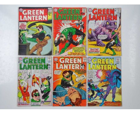 GREEN LANTERN #32, 33, 34, 35, 36, 37 (6 in Lot) - (1964/65 - DC - UK Cover Price) - First appearance of Evil Star + Justice 