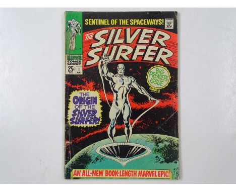 SILVER SURFER #1 - (1968 - MARVEL) - Silver Surfer's origin is retold in more detail + The Watcher backup stories begin with 