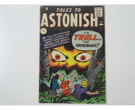 TALES TO ASTONISH #21 (1961 - MARVEL - UK Price Variant) Hulk prototype - Jack Kirby cover with Kirby, Steve Ditko interior a