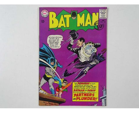 BATMAN #169 - (1965 - DC - UK Cover Price) - Penguin (second Silver Age appearance) cover and story - Carmine Infantino and G