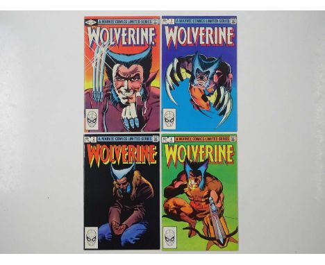WOLVERINE #1, 2, 3, 4 - (4 in Lot) - (1982 - MARVEL) - Complete Four Issue Limited Series + Wolverine's first solo title - Fr