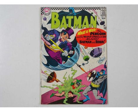 BATMAN #190 - (1967 - DC) - Classic Penguin cover - Carmine Infantino cover &amp; interior art - Flat/Unfolded - a photograph