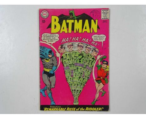 BATMAN #171 - (1965 - DC - UK Cover Price) - First Silver Age appearance of the Riddler, his first appearance since 1948 - Th