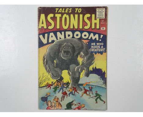 TALES TO ASTONISH #17 (1961 - MARVEL - UK Price Variant) Vandoom cover and story - Jack Kirby, Steve Ditko cover with Don Hec
