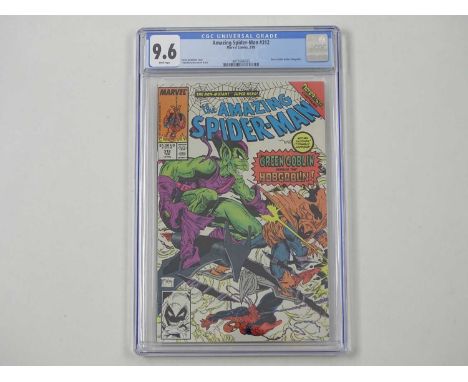 AMAZING SPIDER-MAN #312 (1989 - MARVEL) - GRADED 9.6 by CGC - Green Goblin, Hobgoblin appearances - Dave Michelinie story - T