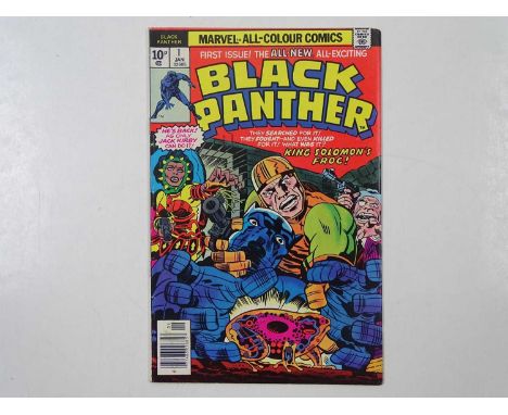 BLACK PANTHER #1 - (1977 - MARVEL - UK Price Variant) HOT Character + First appearance in own solo title - Jack Kirby story, 