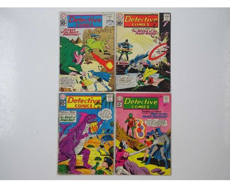 DETECTIVE COMICS #295, 296, 297, 299 (4 in Lot) - (1961/62 - DC - UK Cover Price) - Includes Aquaman, J'onn J'onzz the Martia