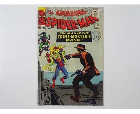 AMAZING SPIDER-MAN #26 - (1965 - MARVEL - UK Cover Price) - Fourth appearance of the Green Goblin + First appearances of Patc