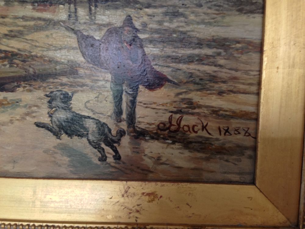 John Jack (Scottish, fl. 18721891) View of Paimpol, Brittany signed