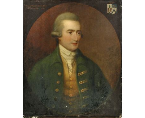 Circle of Thomas Beach (British, 1738-1806) Portrait of John Vincent Gandolfi, 11th Marchese di Melati, and 7th Conte di Gazz