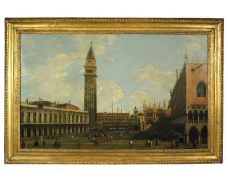 Follower of Giovanni Antonio Canal, called Canaletto (Italian, 1697–1768) A View of the Piazza di San Marco from the Piazzett