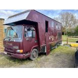 Leyland DAF FA45.150 Euro 2, 7.5T Horsebox with Living Accommodation REG: S733 SVX