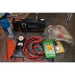Bag Containing an Air Compressor, Pump, Deicer, Ai