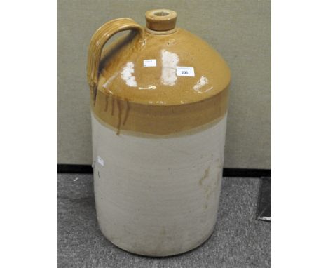 A large early 20th century stoneware flask, stamped mark Price Bristol, 58cm