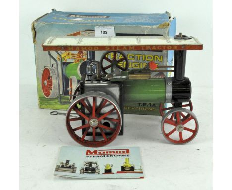 Mamod T.E.1.A live steam traction engine, in original box