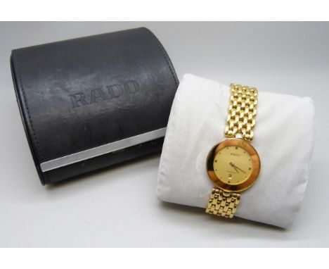 A Rado Florence gold plated wristwatch, 32mm
