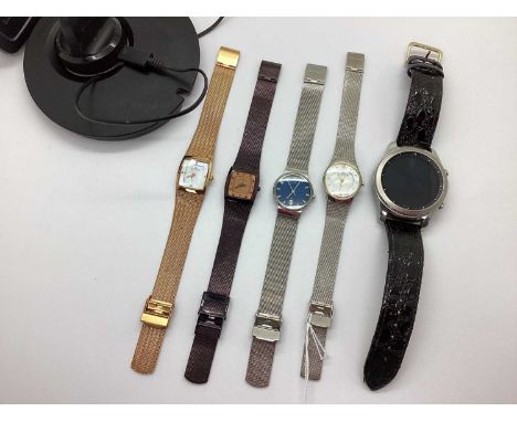 Skagen Denmark; Small Collection of Wristwatches, to to include rose gold coloured 380XSRRW, purple 380XSMM, mother of pearl 