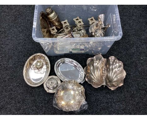 Assorted Plated Ware, including oval lidded entree dish bearing presentation inscription and facsimile signatures, further en