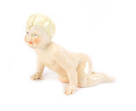 ROYAL WORCESTER FIGURINE, 'BABY', MODELLED BY F.G. DOUGHTY, NO. 3381HEIGHT: 4 INCHES NO OBVIOUS DEFECTS 