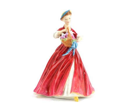 ROYAL WORCESTER FIGRURINE, 'SUMMERS DAY', MODELLED BY F.G DOUGHTY NO. 3547HEIGHT: 8 INCHESNO OBVIOUS DEFECTS