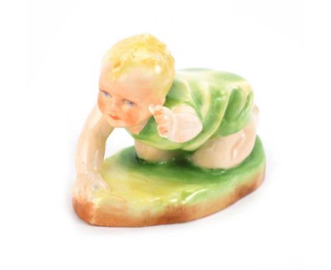 ROYAL WORCESTER FIGURINE, 'MICHAEL', MODELLED BY F.G. DOUGHTY NO. 2912 HEIGHT: 2 INCHES NO OBVIOUS DEFECTS 