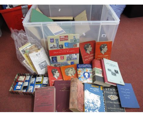 A Large Box Containing Philatelic Accessories and Publications, including 'The Story of Definitive Stamps' bt Richard West, '