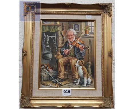 OIL ON BOARD THE FIDDLER R WALLACE 