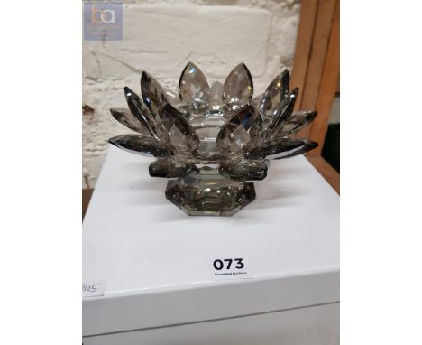 BOXED JULIEN MACDONALD LOTUS FLOWER TEA LIGHT HOLDER 
