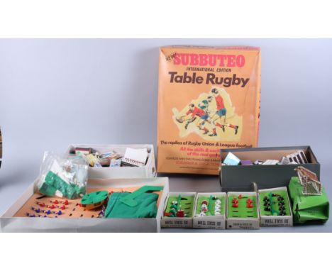 A quantity of Subbuteo and a collection of match boxes and matches